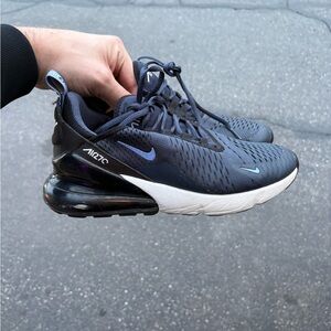 Nike Air Max 270’s “Thunder Blue/ Black/white Royal pulse”